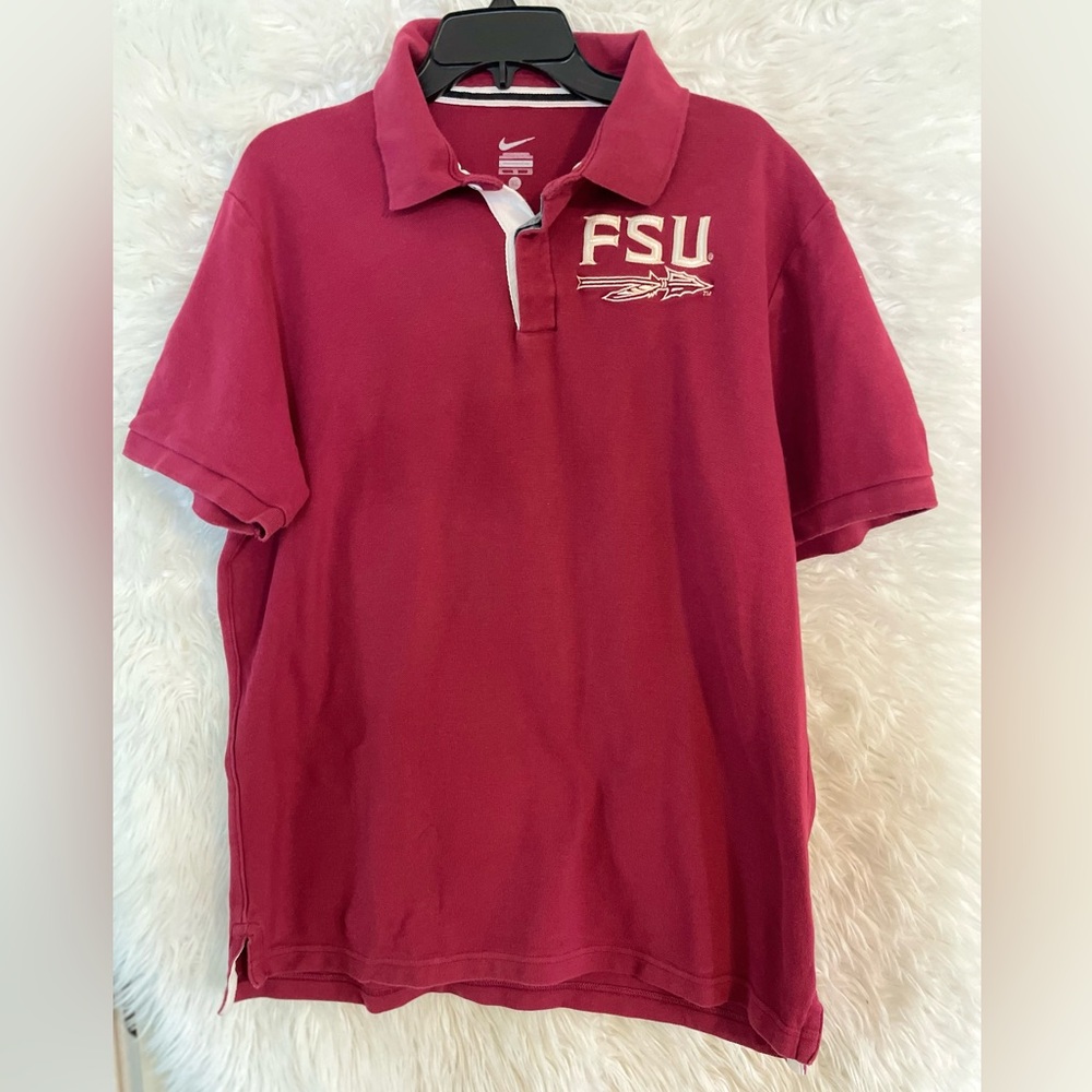 Nike Florida State Seminoles (FSU) Men’s Short Sleeve Polo Shirt. Size XL